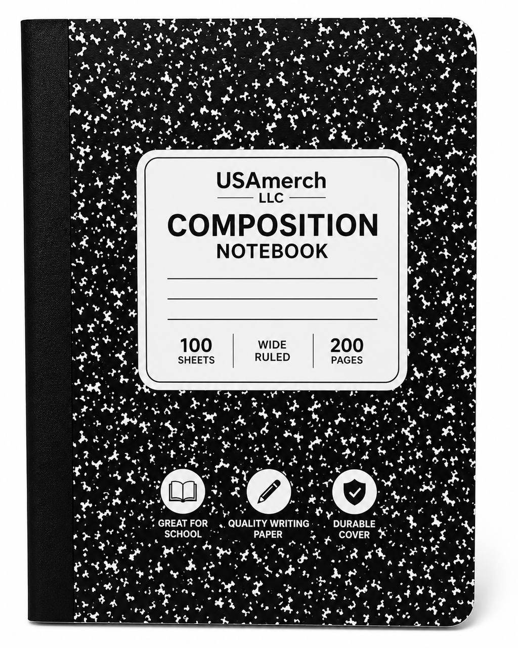 Composition Notebook (100 Sheets, Wide Ruled)