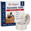 Clear Packing Tape (2 Pack, Heavy Duty)