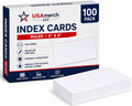 Ruled Index Cards (3 × 5 Inch, 100 Pack)