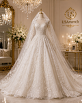 White Luxury Bridal Wedding Dress