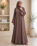 Elegant Mauve Abaya for Women
