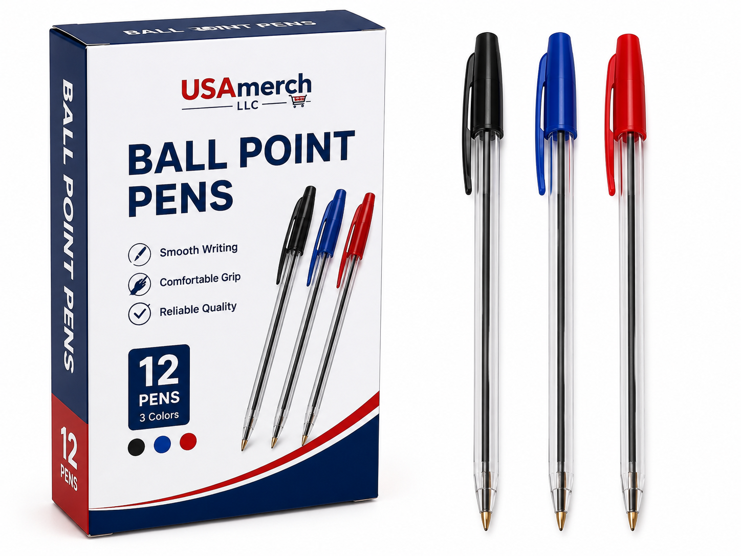 Ballpoint Pens (12 Pack)