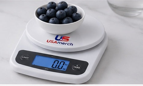 Digital Kitchen & Food Scale – White