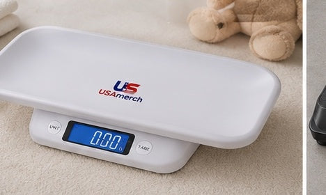 Digital Baby Weight Scale – White